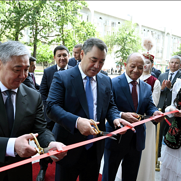 The Rector of KRSU took part in the opening of the new head office «Eldik Bank»